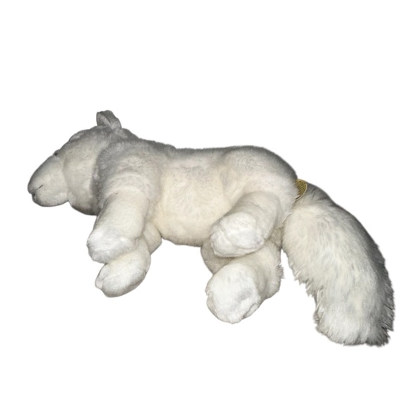 RARE Save Our Space Classic Arctic Fox Plush Realistic Leosco Stuffed Animal HTF - Picture 8 of 11